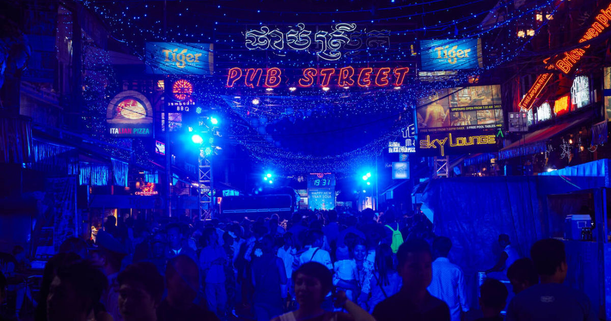 Pub Street and Old Market (Phsar Chas)